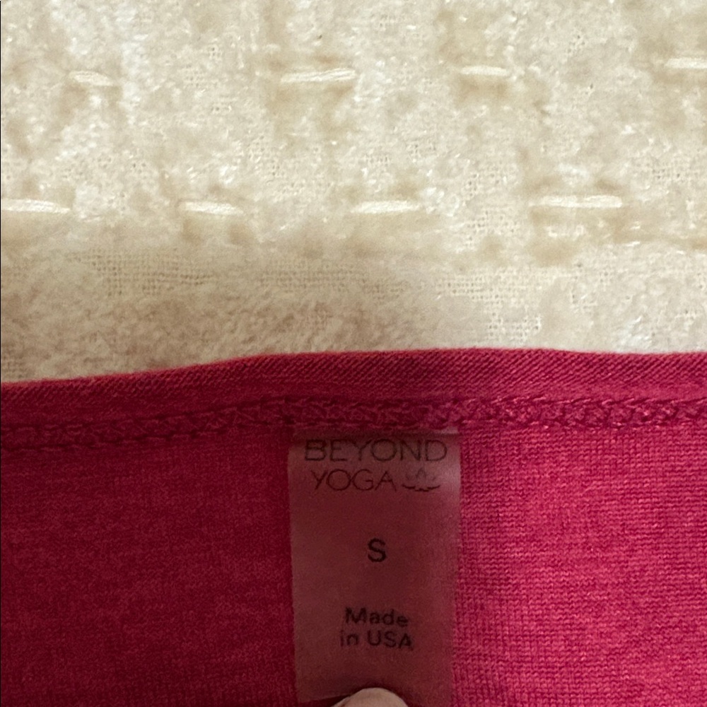 Beyond Yoga Deep Red Long Sleeve Blouse - Picture 2 of 3